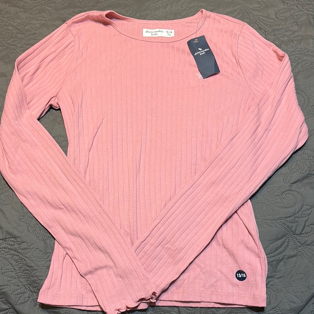 Pink Long-Sleeve Top